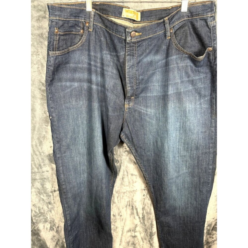 Wrangler Denim Men's Pants Relaxed Fit Jeans Adult Size Men’s 42-30 - Picture 2 of 14